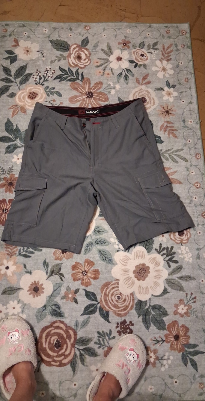 Tony Hawk Men's Slate Gray Cargo Shorts